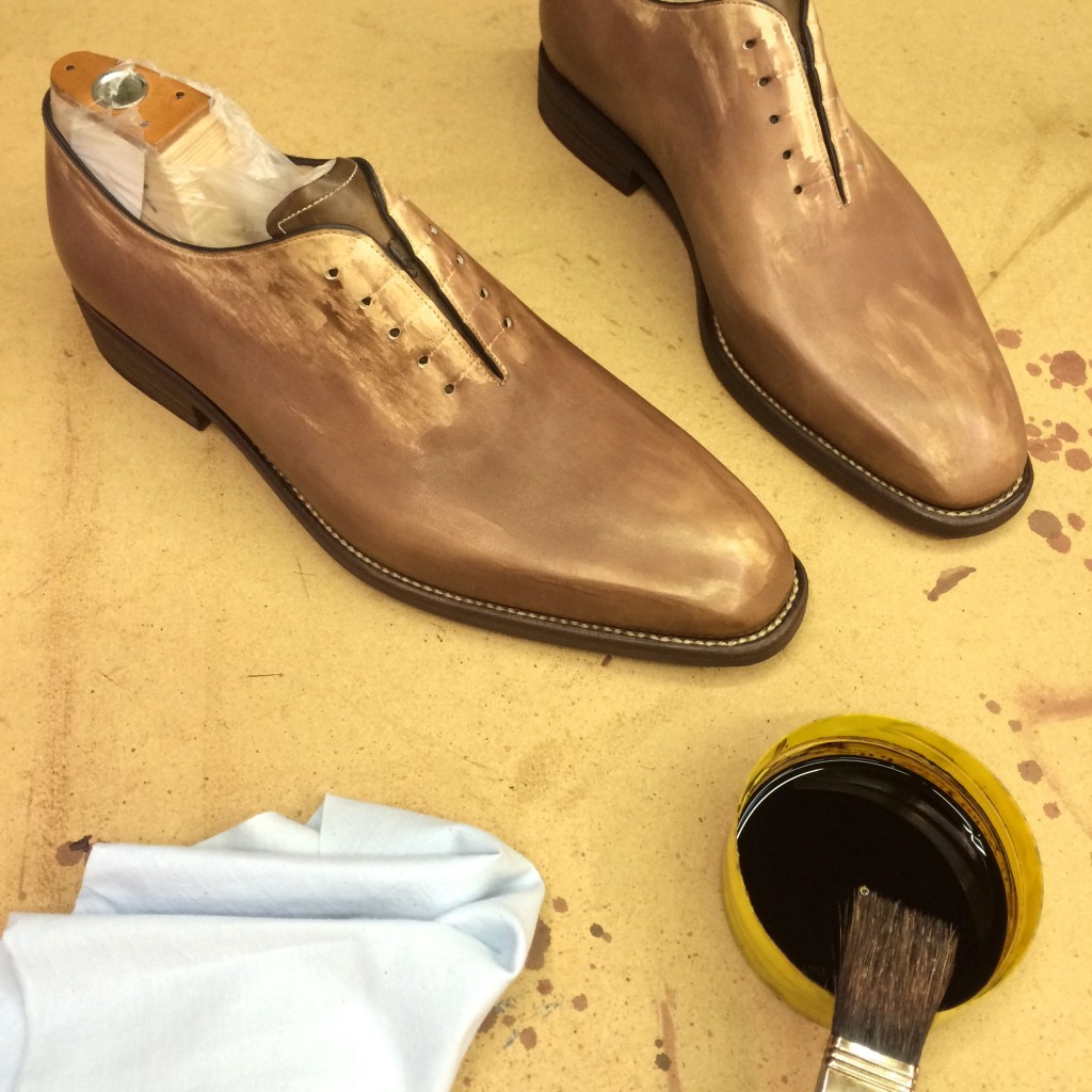 ručně barvené boty Zacharias